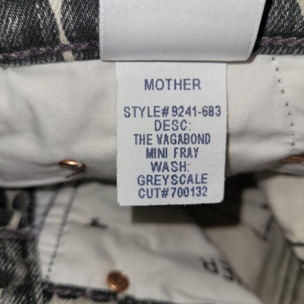 MOTHER Black and White Animal Print Skirt - Picture 13 of 14